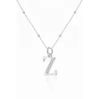Hey Happiness Chaîne 'Letter Z' argent