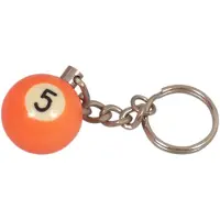 Ventura Porte-clés boule de billard 25 mm No. 5