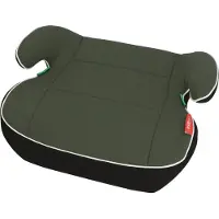 Carkids Rehausseur I-Size Sam - Conforme à la norme I-Size R-129 - Pour les enfants mesurant entre 125 et 150 cm – Housse amovible et lavable - Installation flexible – Vert/Noir