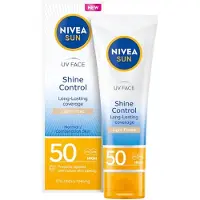 Nivea Sun Shine Control Mattifying Face Colour Cream Light Tined SPF50, 50 ml