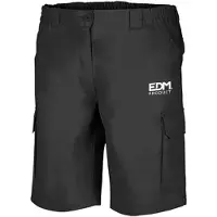 EDM Work Shorts Noir M Homme