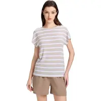 Luhta Hagalund Short Sleeve T-shirt Gris L Femme