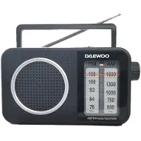 Daewoo Dw1124 Portable Radio Noir One Size / EU Plug 220V