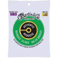 Martin strings MA175S Authentic Marquis Cordes de guitares acoustiques