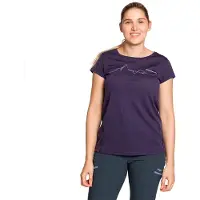 Trangoworld Biella Short Sleeve T-shirt Violet S Femme