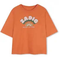 Zadig & Voltaire T-shirt enfant X60539 filles - Orange - 10 ans