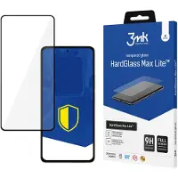 3mk Protection Verre trempé HardGlass Max Lite Noir pour Xiaomi Redmi Note 14 PRO / 14 PRO+ 5G (1 pcs, Xiaomi Redmi Note 14 Pro 5G, Xiaomi Redmi Note 14 Pro+ 5G), Téléphone portable : film de protection, Noir