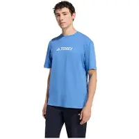 Adidas Terrex Classic Logo Short Sleeve T-shirt Bleu L Homme