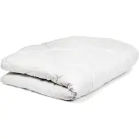 Amazinggirl Enveloppe de couette pour l'année - enveloppe de couette 200x220 cm couverture pour dormir - pantoufles chaudes blanc