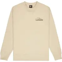 Quiksilver Basic Graphic Sweatshirt Beige M Homme