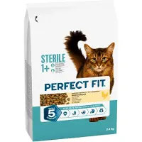Perfect Fit Sterile 1+ Bogata w kurczaka 2,8 kg sucha karma pełnoporcjowa dla dorosłych sterylizowanych kotów
