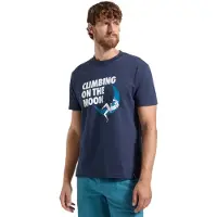 La Sportiva Moon Rock Short Sleeve T-shirt Bleu S Homme