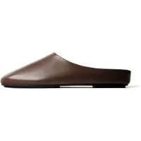 L37 HANDMADE SHOES Pantoufle 'ALL AT ONCE' brun foncé