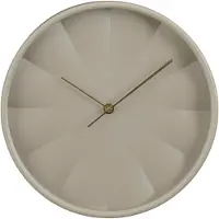 Mica Decorations Horloge Murale Tikki Grise, Diamètre 30 Cm, Mica
