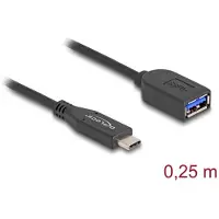 DeLOCK USB 10 Gbps Kabel USB Type-C Stecker zu Typ-A Buchse