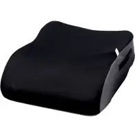 Dunlop Coussin d'assise pour enfant avec accoudoirs - Noir - Coussin d'assise confortable pour voiture & chaise de bureau