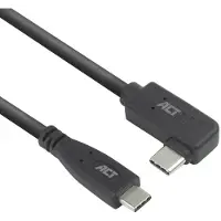 ACT AC7405, 0.5 m, USB C, USB 3.2 Gen 2 (3.1 Gen 2), 10 Gbit/s, Noir