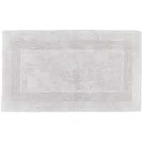 Cawö Tapis de Bain Cawö Uni Réversible Platine-60 x 100 cm