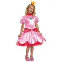 Disguise Princess Peach Fancy Dress Intl Toddler Rose 3-4 Years Enfants