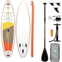 FunWater Supfw69b Inflatable Paddle Surf Set Blanc