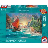 Schmidt Spiele Puzzle 1000 Teile Kinkade Disney Vaiana Mona 58030