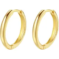 Hey Happiness Boucles d'oreilles 'Urban Hoop' or