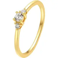 Hey Happiness Bague 'Slim Trio' or