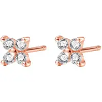 Hey Happiness Boucles d'oreilles 'Daisy' or rose