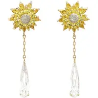 Avant Garde Boucles d'oreilles 'Tatiana' jaune
