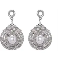 Avant Garde Boucles d'oreilles 'Veronikaa' argent
