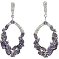 Avant Garde Boucles d'oreilles 'Beataka' lilas