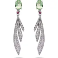 Avant Garde Boucles d'oreilles 'Ulrikea' argent