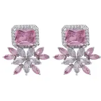 Avant Garde Boucles d'oreilles 'Anikaka' rose clair