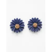 Avant Garde Boucles d'oreilles 'Nicoletaa' bleu