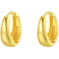 Hey Happiness Boucles d'oreilles 'Dome' or