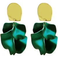 Avant Garde Boucles d'oreilles 'Sabineya' vert