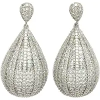 Avant Garde Boucles d'oreilles 'Simonara' argent