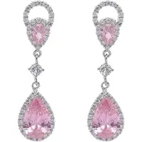 Avant Garde Boucles d'oreilles 'Agatana' rose clair