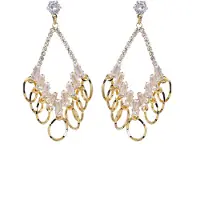 Avant Garde Boucles d'oreilles 'Sofiara' or