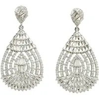 Avant Garde Boucles d'oreilles 'Ninaia' argent