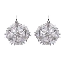 Avant Garde Boucles d'oreilles 'Wilmaette' argent