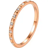 Hey Happiness Bague 'Pyramid' or rose