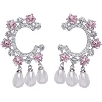 Avant Garde Boucles d'oreilles 'Jovanaia' rose clair