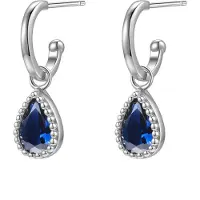 Hey Happiness Boucles d'oreilles 'September Birthstone' argent