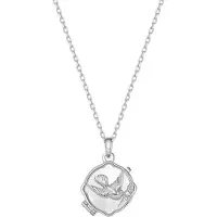 Hey Happiness Chaîne 'Serenity Locket' argent