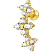 Hey Happiness Boucles d'oreilles 'Blossom' or