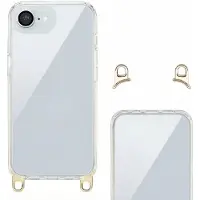 Selencia Coque arrière avec crochets amovibles Apple iPhone 17e / 16e - Transparent