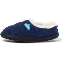 Nuvola Nuvola. Pantoufle 'Classic Cordy' bleu foncé