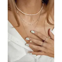 Hey Happiness Chaîne 'Romantic Trio' argent