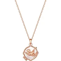 Hey Happiness Chaîne 'Serenity Locket' or rose